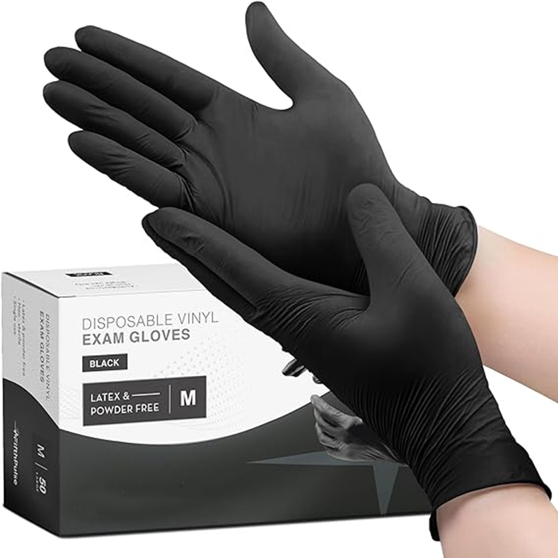 Latex Disposable Glove - 20/50/100 szt. Jednorazowe rękawiczki nitrylowe czarne