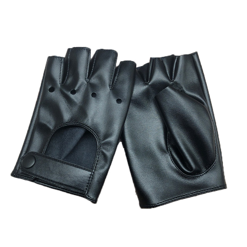 Leather Driving Glove - Kobiety Punk klub nocny Hip Hop