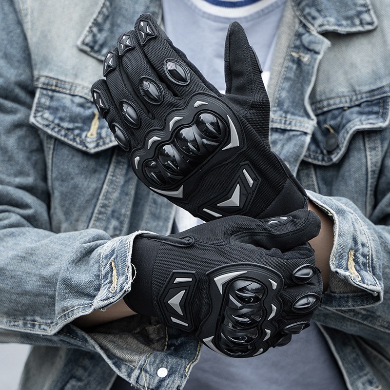 Cycling Glove Padded - Rękawice motocyklowe letnie z certyfikatem CE,