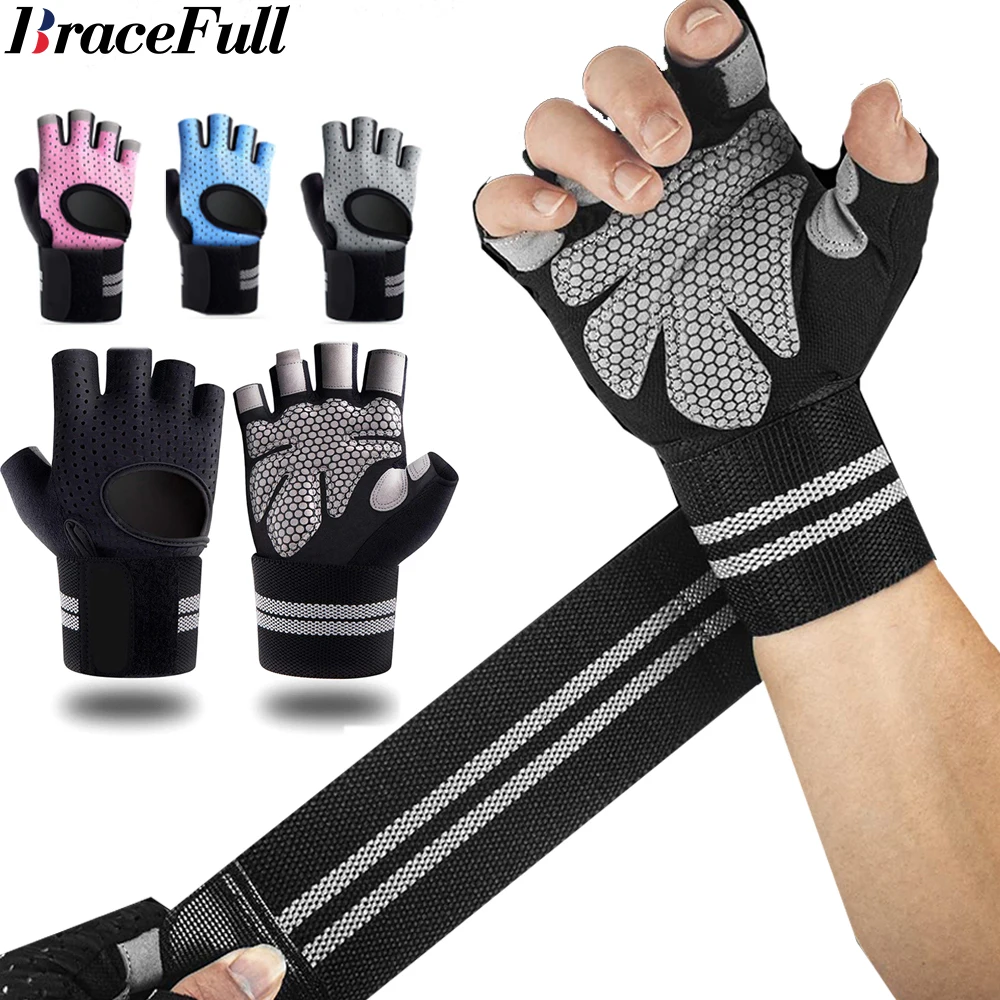 Cycling Glove Padded - 1 para rękawic do ćwiczeń na