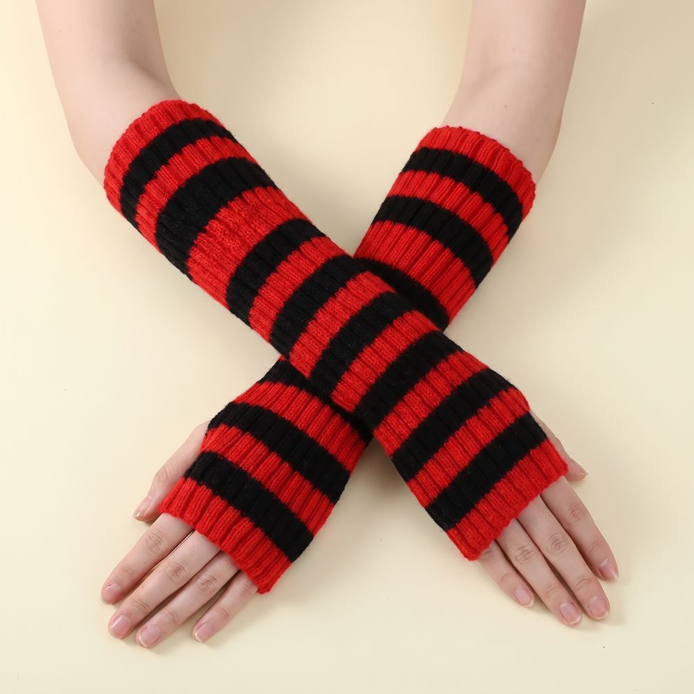 Modne rękawiczki bez palców w  – Fingerless Glove Knit recenzja i cena