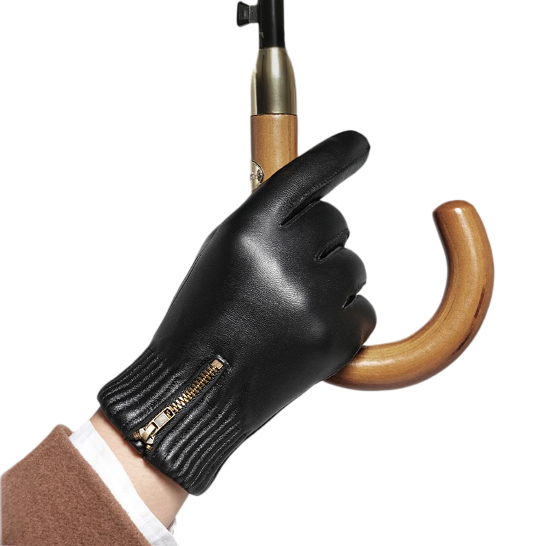 Zimowe, ciepłe, grube rękawice – Leather Driving Glove recenzja i cena