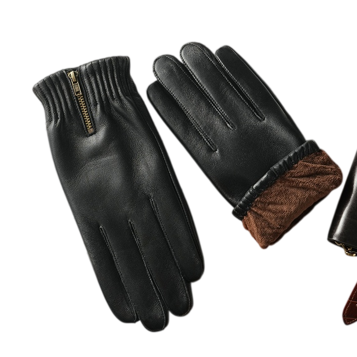 Zimowe, ciepłe, grube rękawice – Leather Driving Glove recenzja i cena