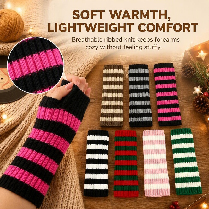 Damskie rękawiczki z dzianiny  – Fingerless Glove Knit recenzja i cena