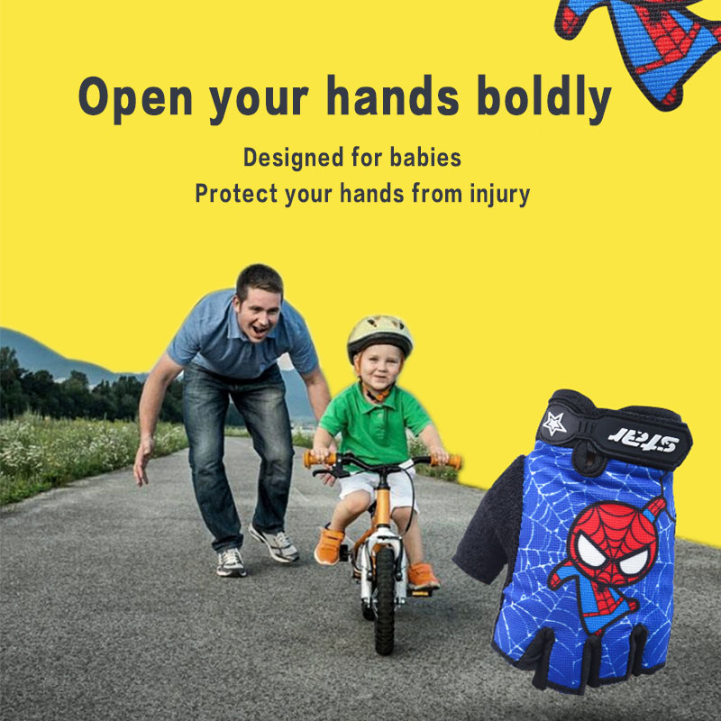 Rękawiczki rower dla dzieci pó – Cycling Glove Padded recenzja i cena